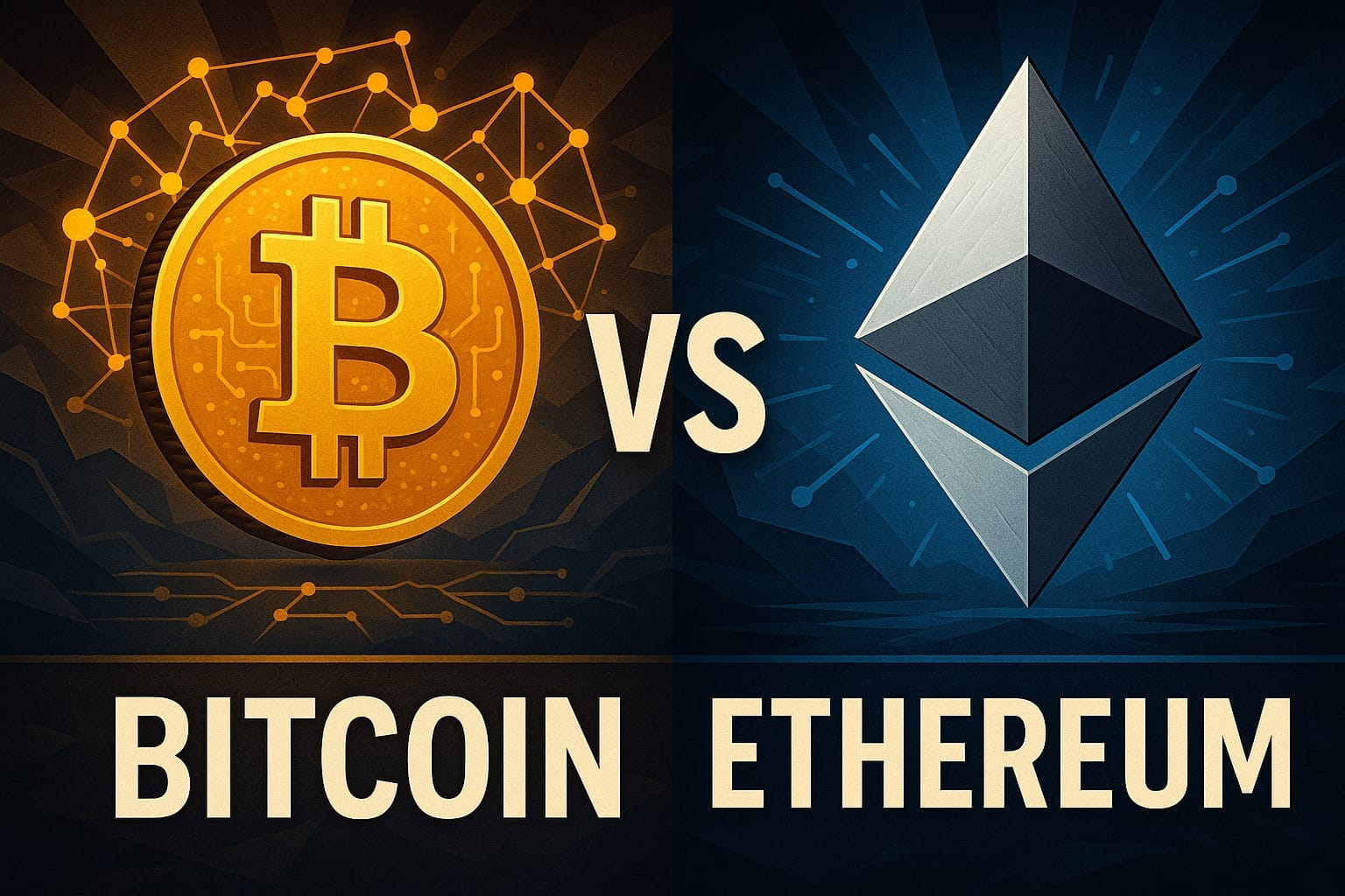 Bitcoin Price vsethereum price