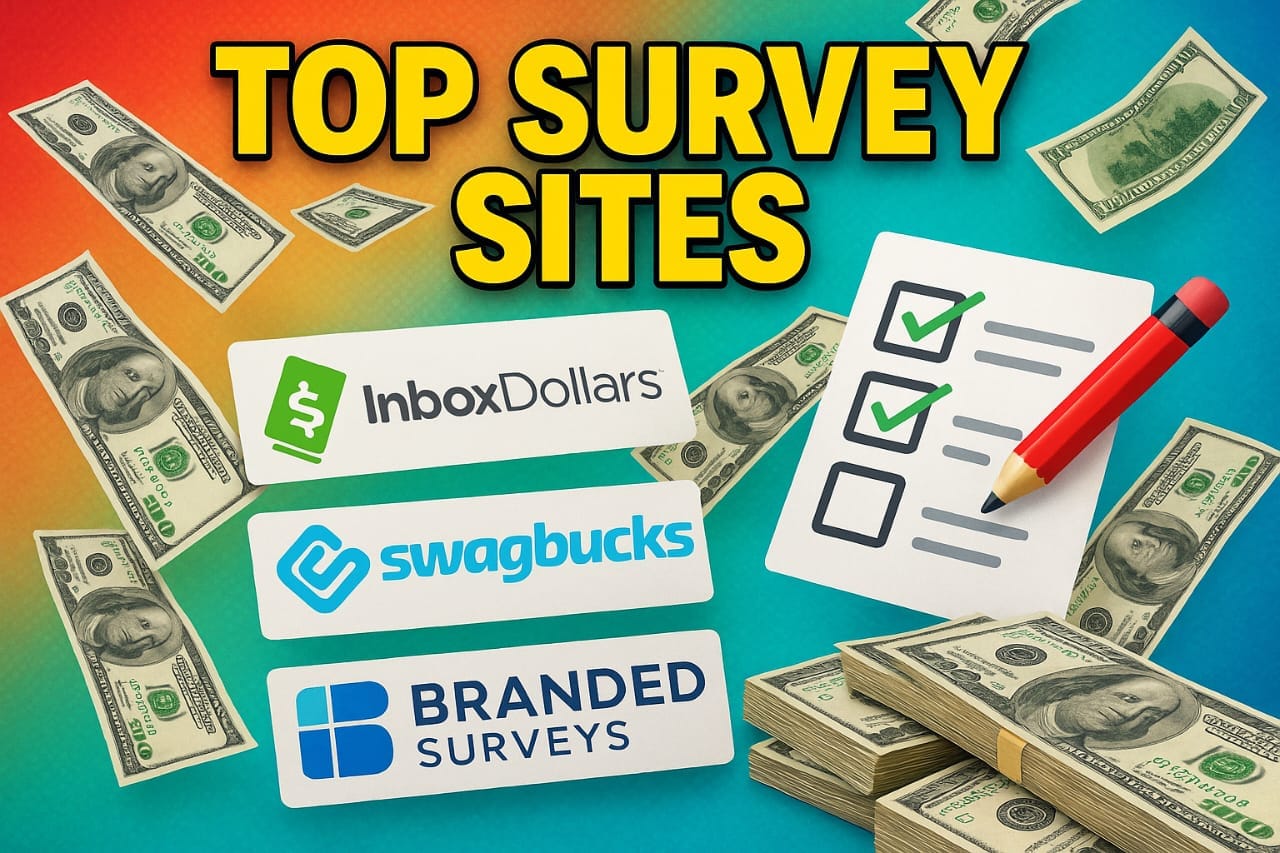 top 3 survey sites